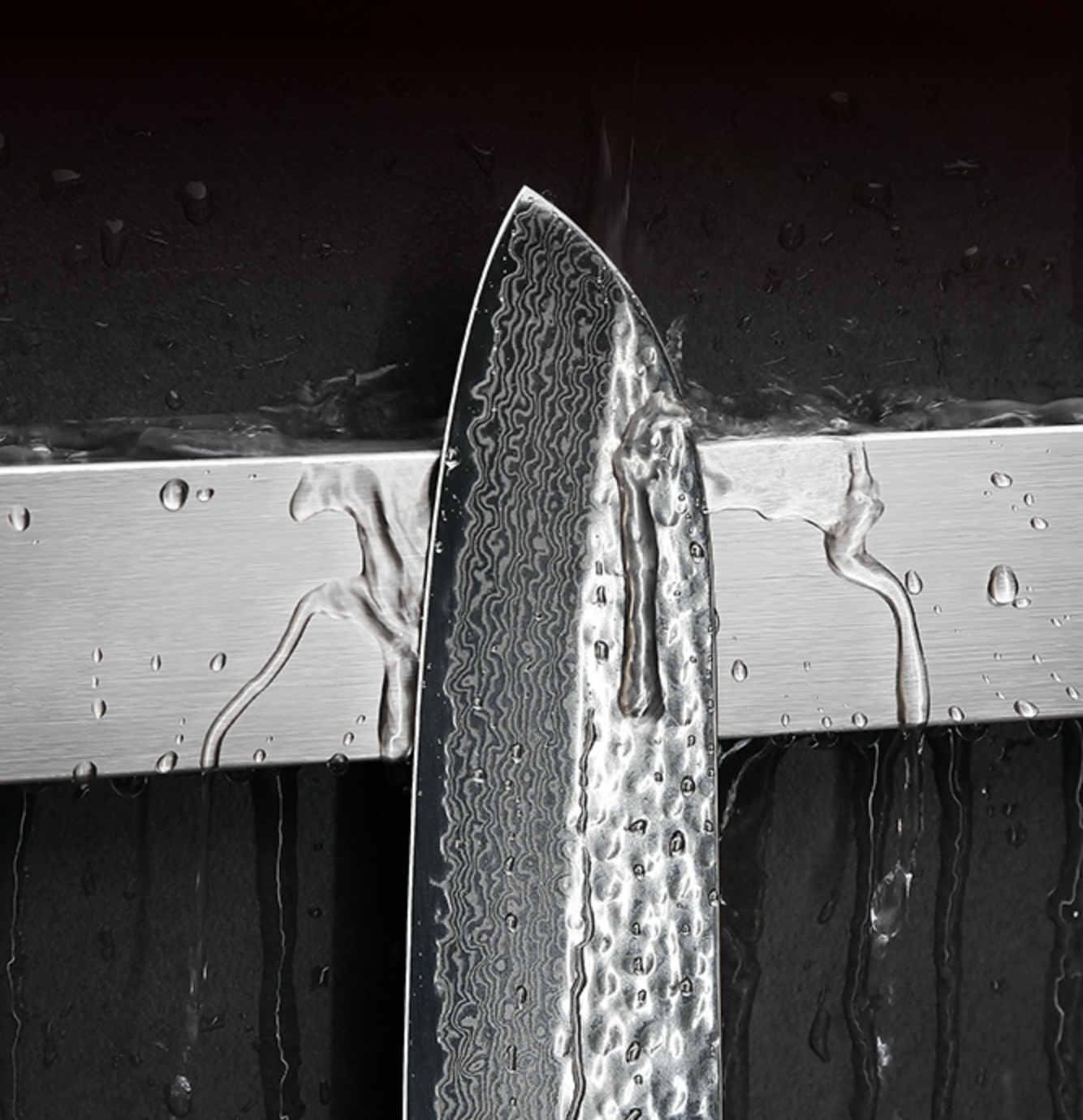 Magnetic Knife Holder - No-Drill Stainless Steel Strip