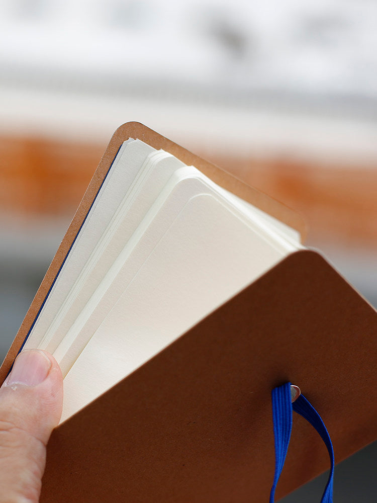 Recycled Kraft Pocket Notebook & Pen – 140 Pages