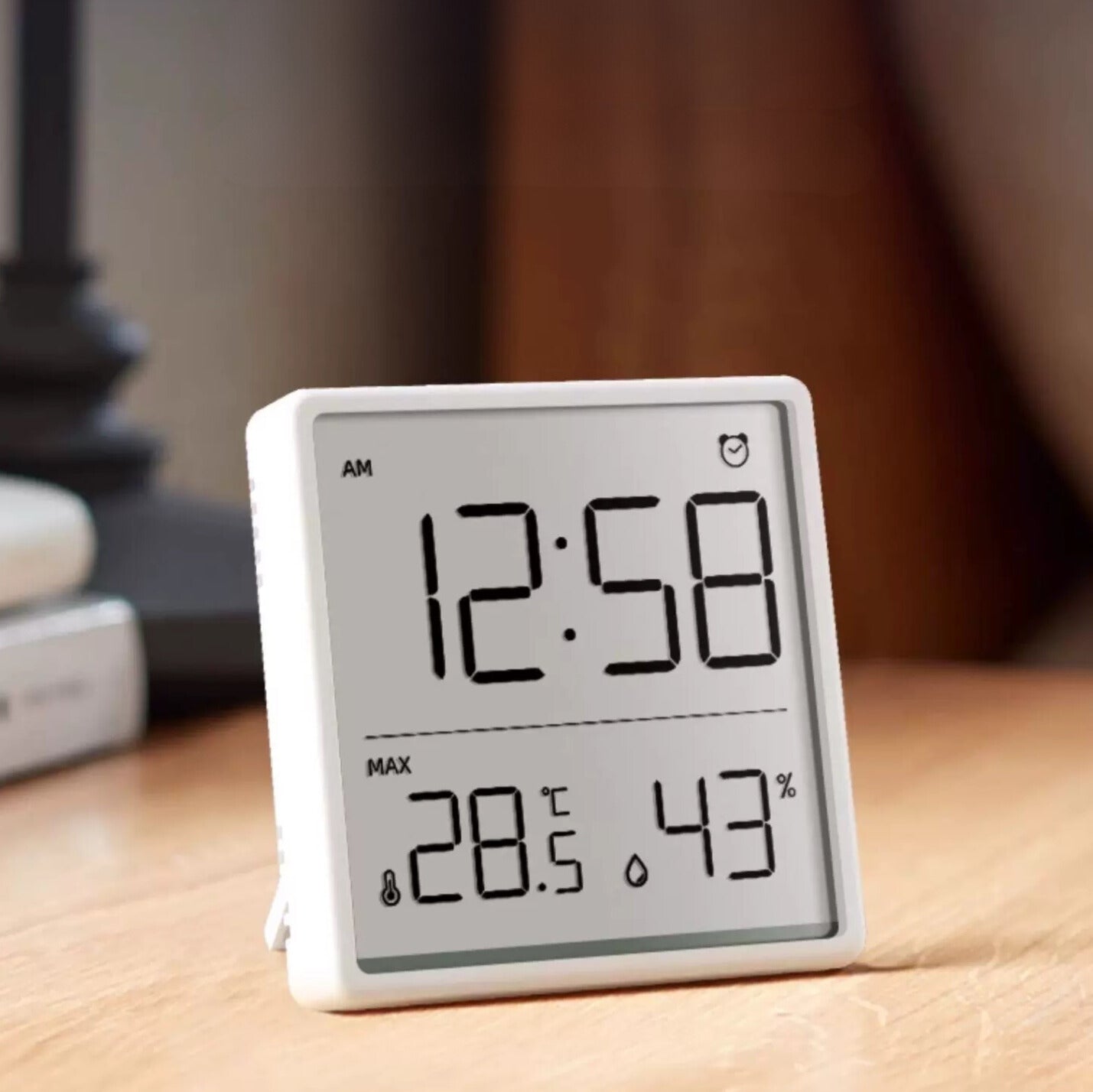 Mini LCD Temperature & Humidity Clock