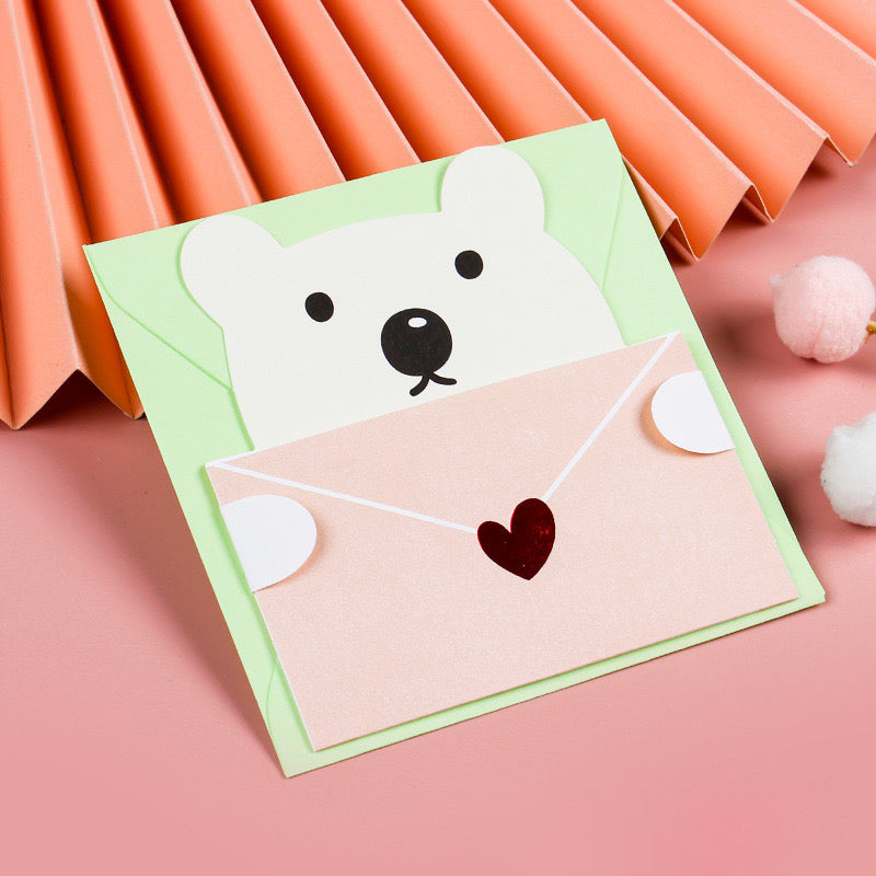 Cute Animal Message Card