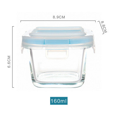 Borosilicate Glass Food Storage Container 160ml