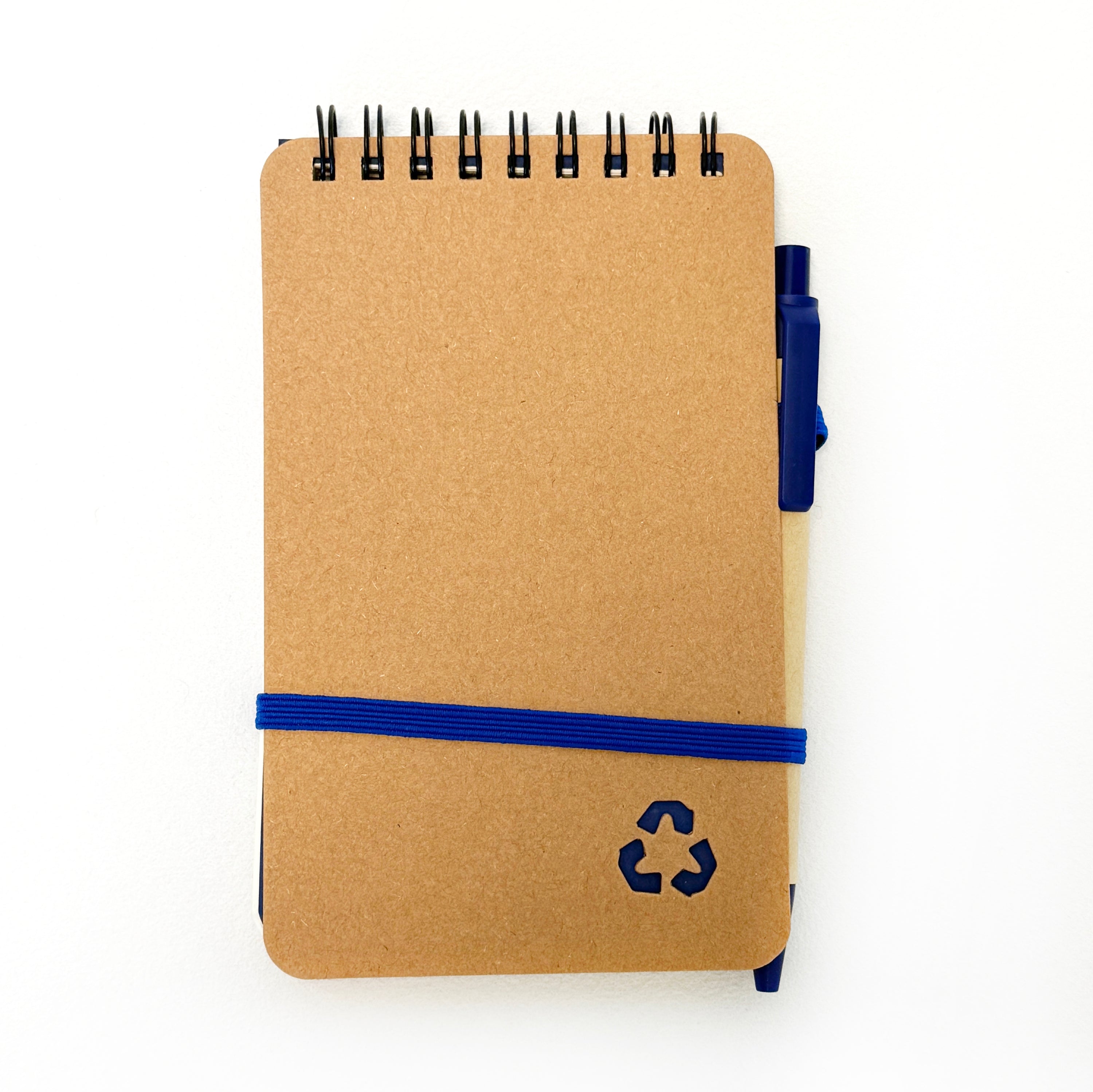 Recycled Kraft Pocket Notebook & Pen – 140 Pages