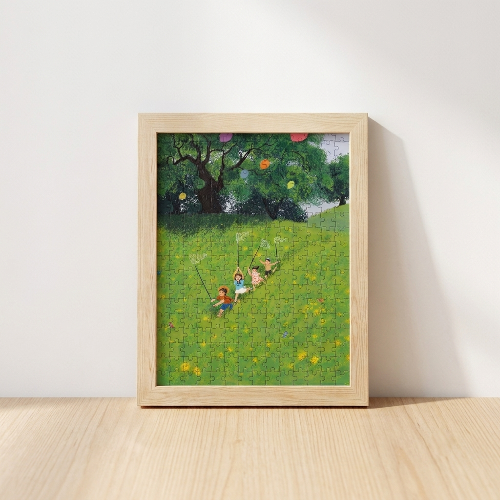 Children Fun Glitter Jigsaw Puzzle (300 Pieces)