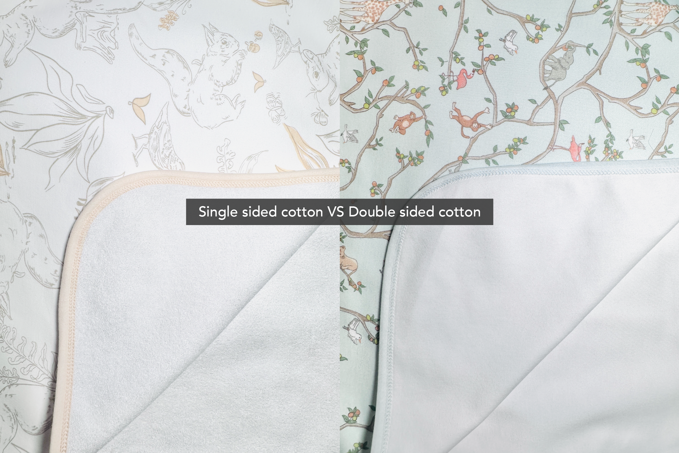 Baby Cot Double-sided Cotton Mattress Protector
