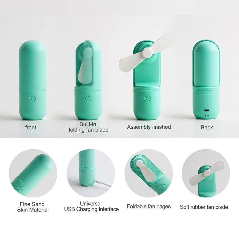 Portable Capsule Handheld Fan