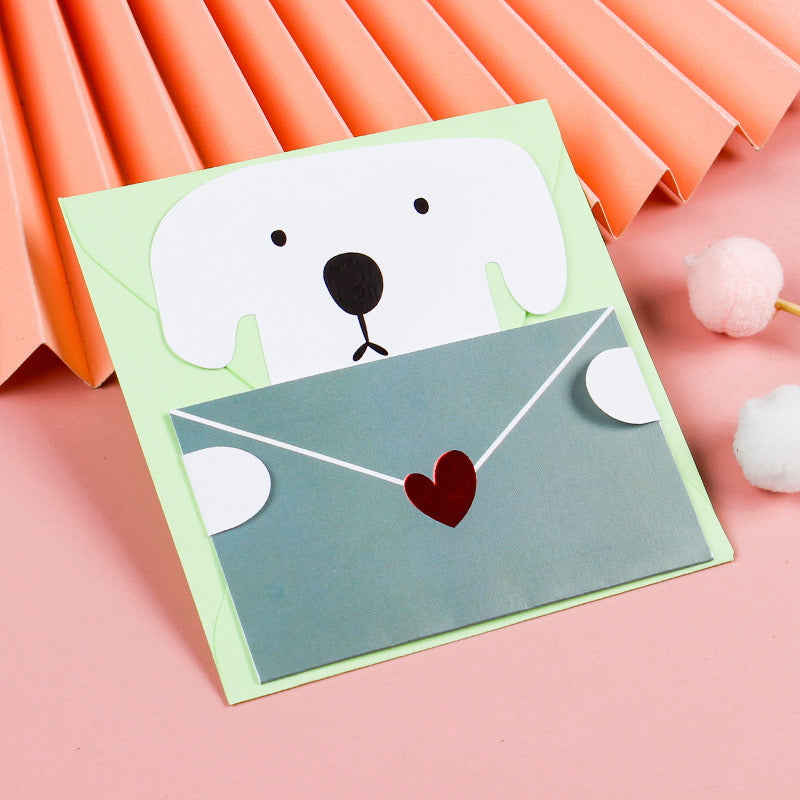 Cute Animal Message Card