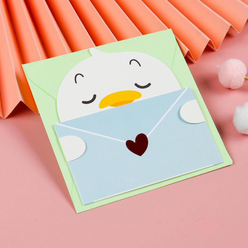 Cute Animal Message Card