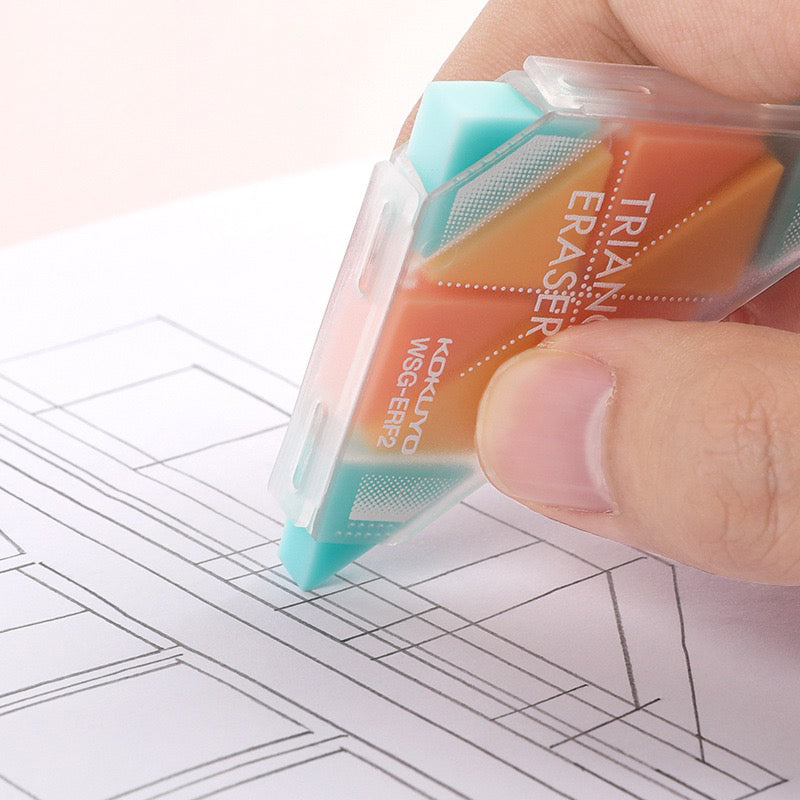 Triangle Eraser – Multi Pastel™ 54‑Angle Detail Eraser