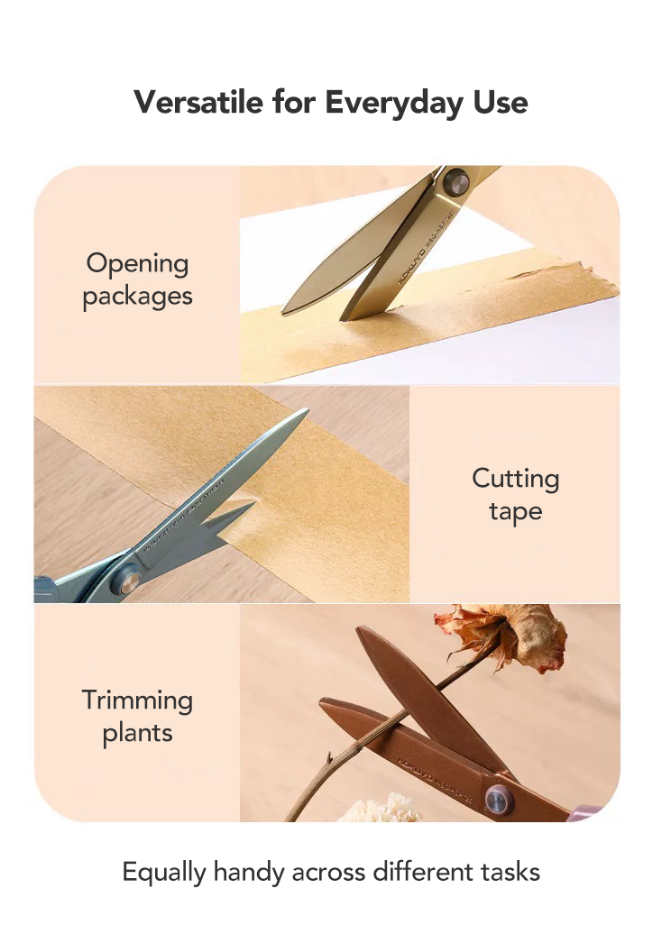 SAXA Glue-Free Scissors – Titanium Plated & Fluorine Coated