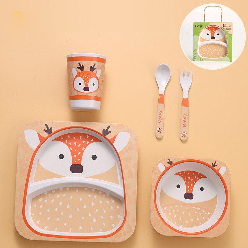Toddler Bamboo Fibre Dinner Set
