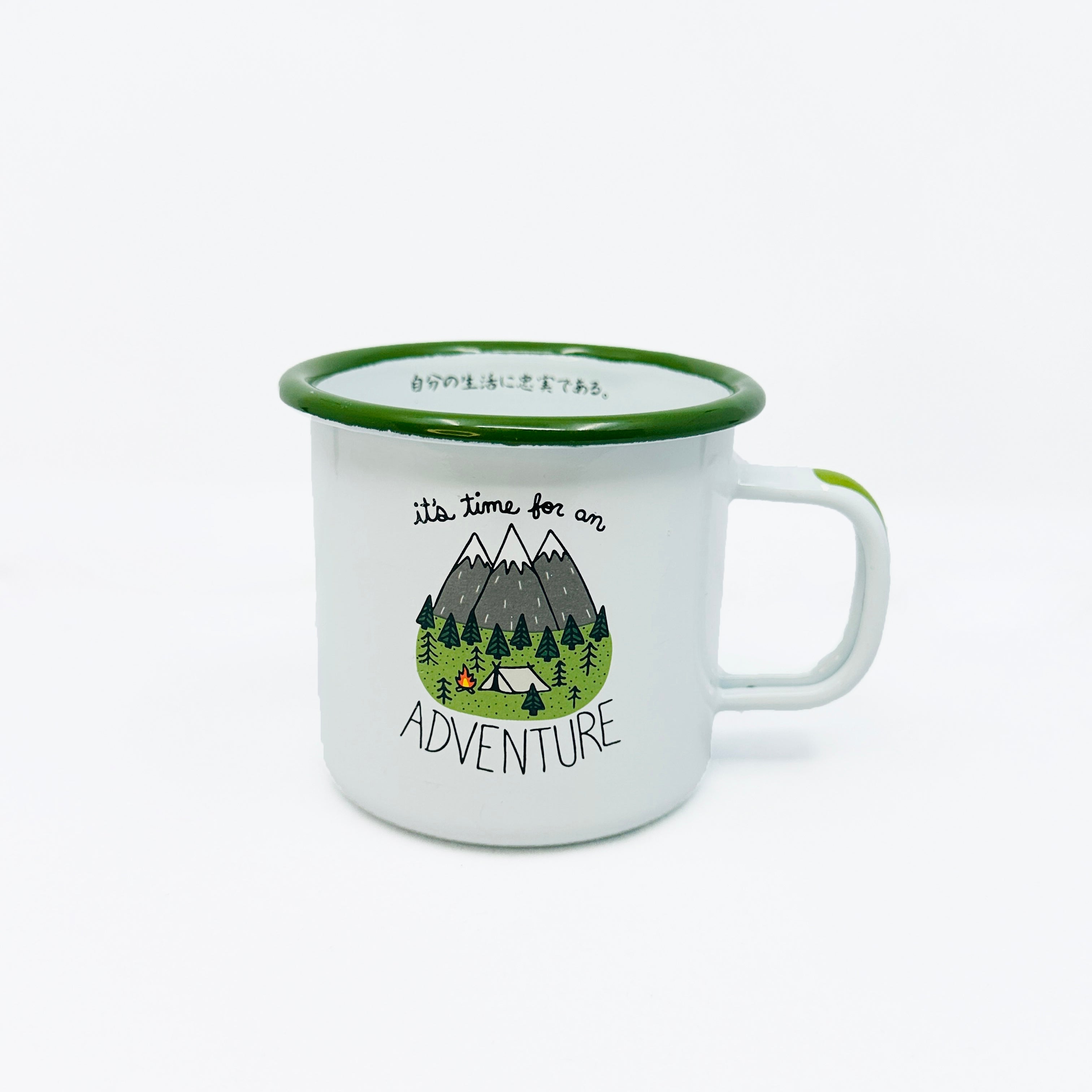 Time for An Adventure Enamel Mug 350ml