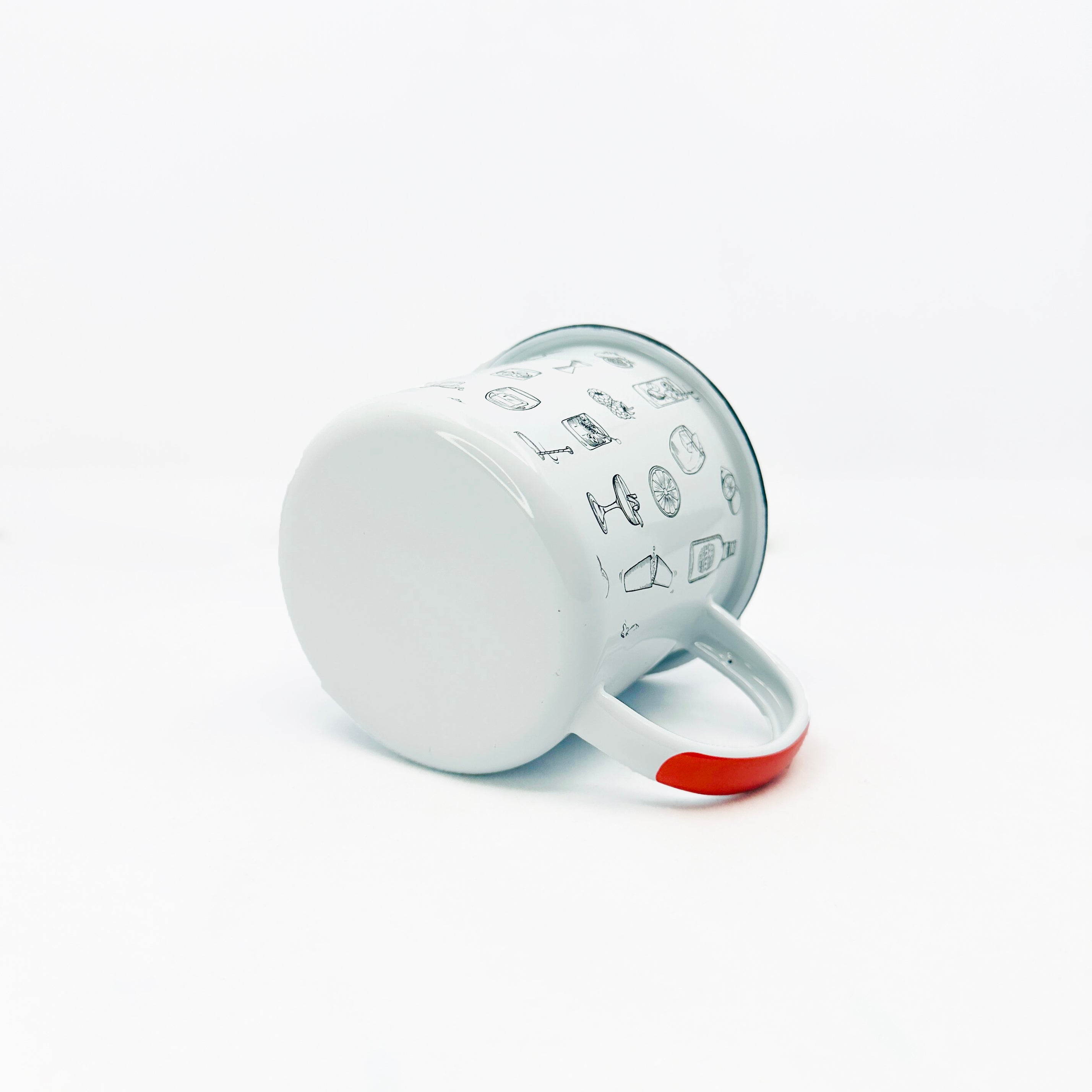 Happy Hours Enamel Mug 350ml