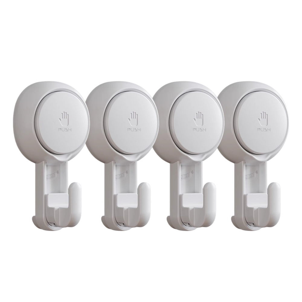 Heavy-Duty Suction Cup Hooks (4-packs)