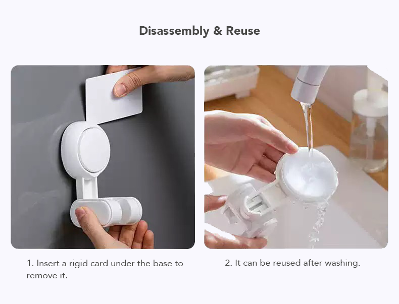 Adjustable Suction Cup Shower Head Holder