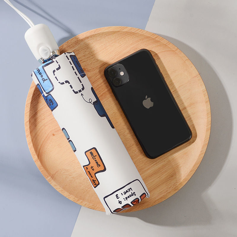 Tetris Compact Umbrella - Automatic, UV Protection