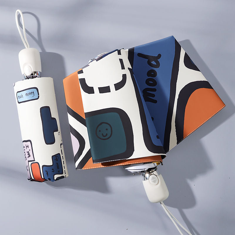 Tetris Compact Umbrella - Automatic, UV Protection