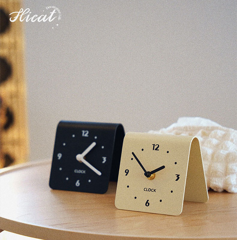 Minimal Matte Metal Desk Clock
