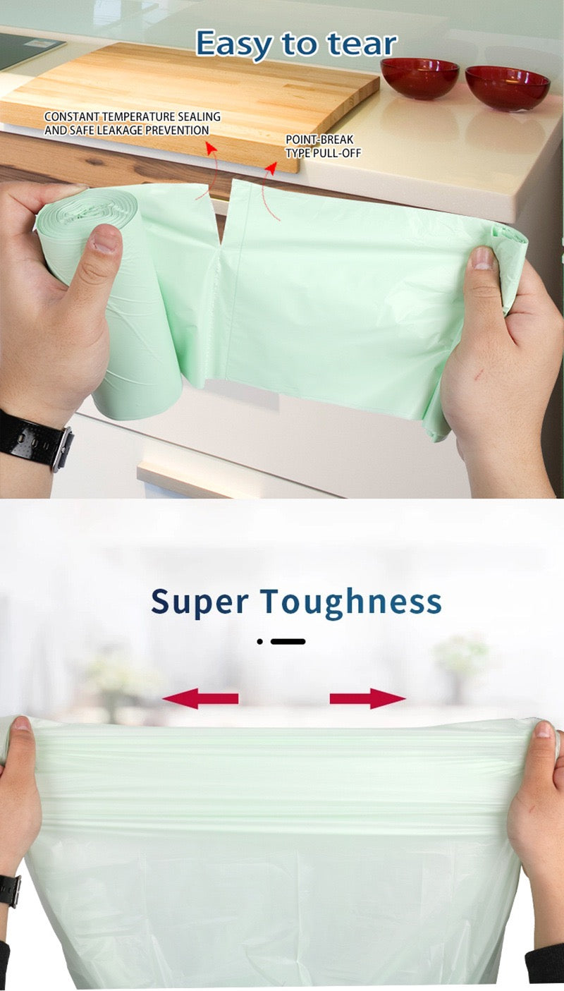 Eco-Friendly Compostable Bin Liners - 10L (2 Rolls Pack)
