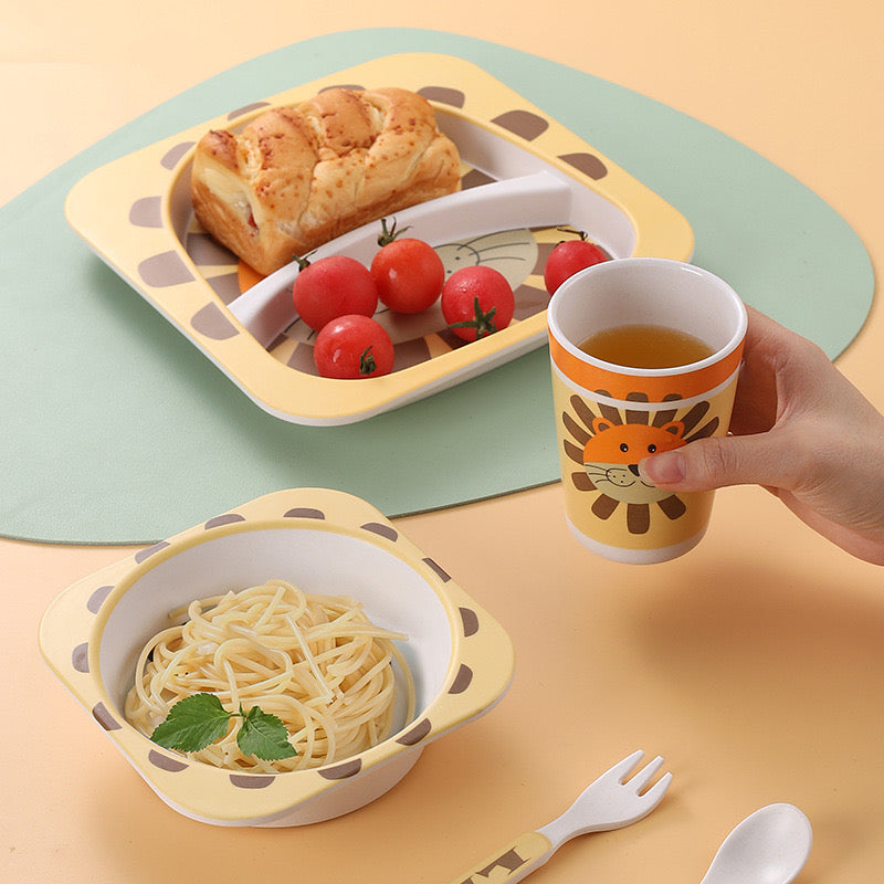 Toddler Bamboo Fibre Dinner Set