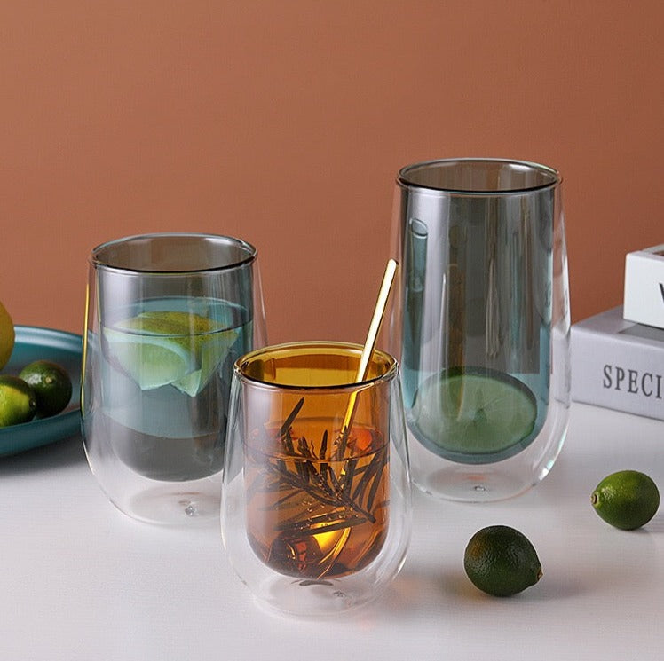 Double Wall Borosilicate Glass Cup