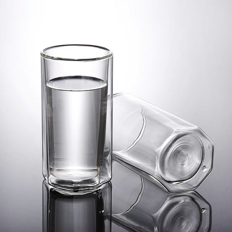 Borosilicate Glass Teapot Set – 1.6L with 4 Double-Wall Glasses