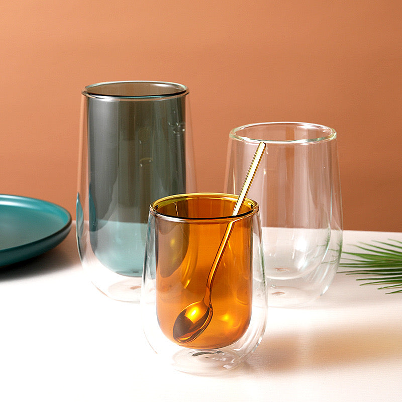Double Wall Borosilicate Glass Cup 200ml