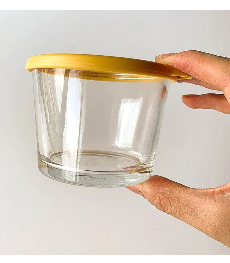 Food Storage Glass Container with Lid 260ml