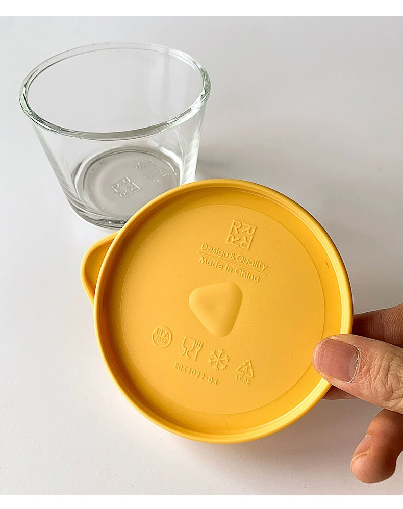 Food Storage Glass Container with Lid 260ml