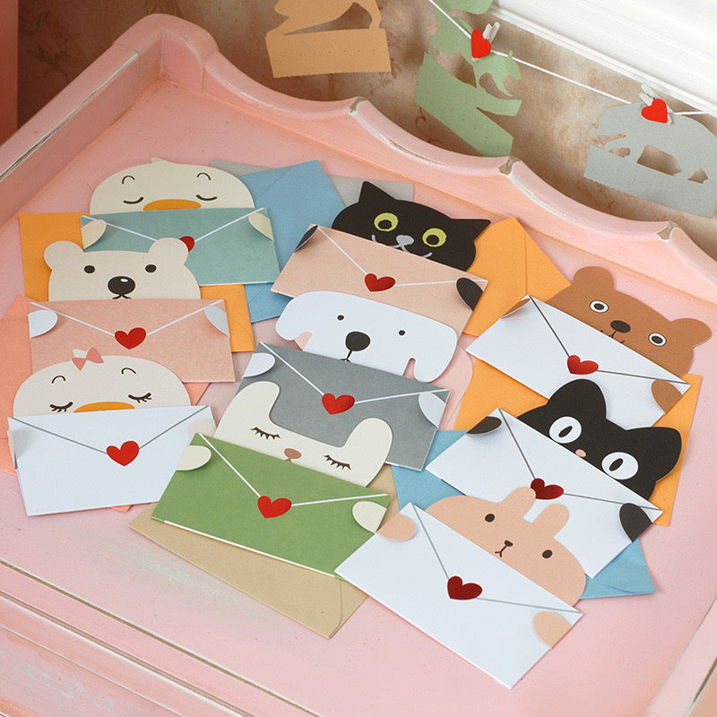 Cute Animal Message Card