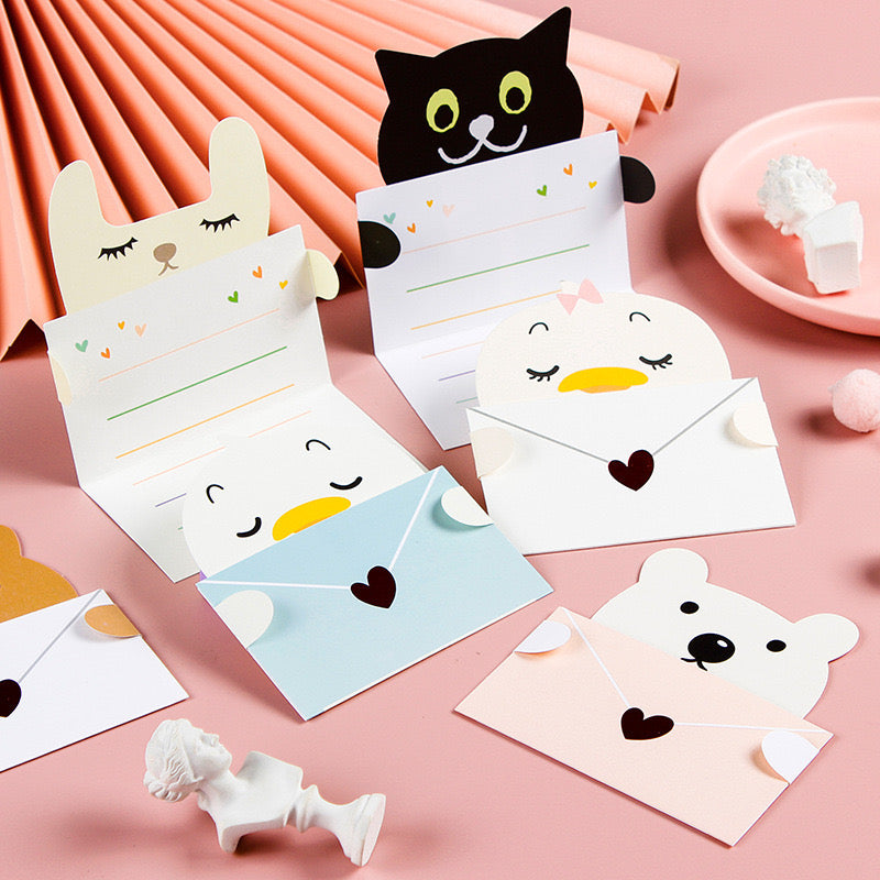 Cute Animal Message Card