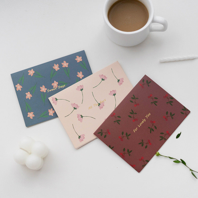 Floral Message Card