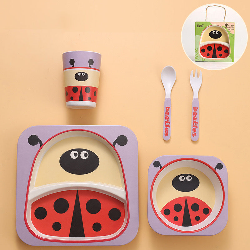 Toddler Bamboo Fibre Dinner Set
