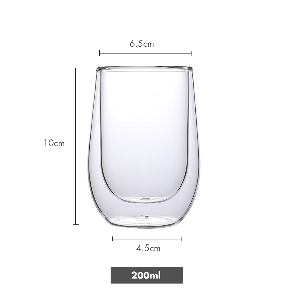 Double Wall Borosilicate Glass Cup