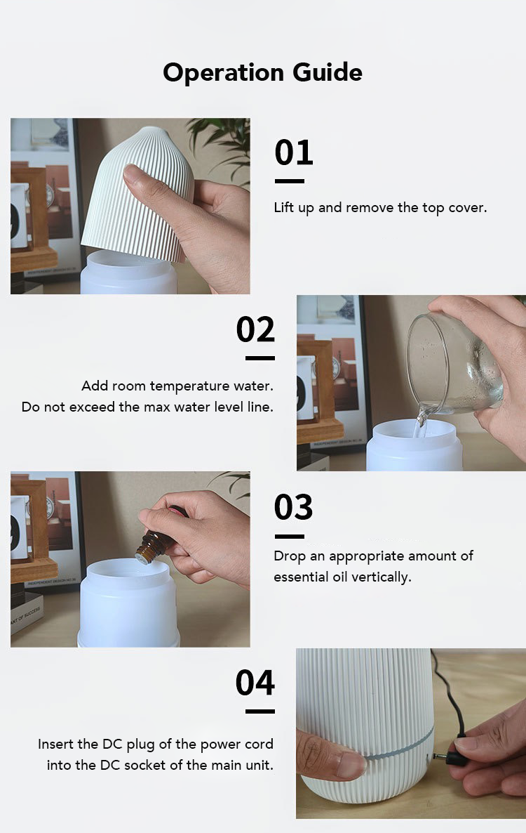 Mini USB Aroma Diffuser – 100ml