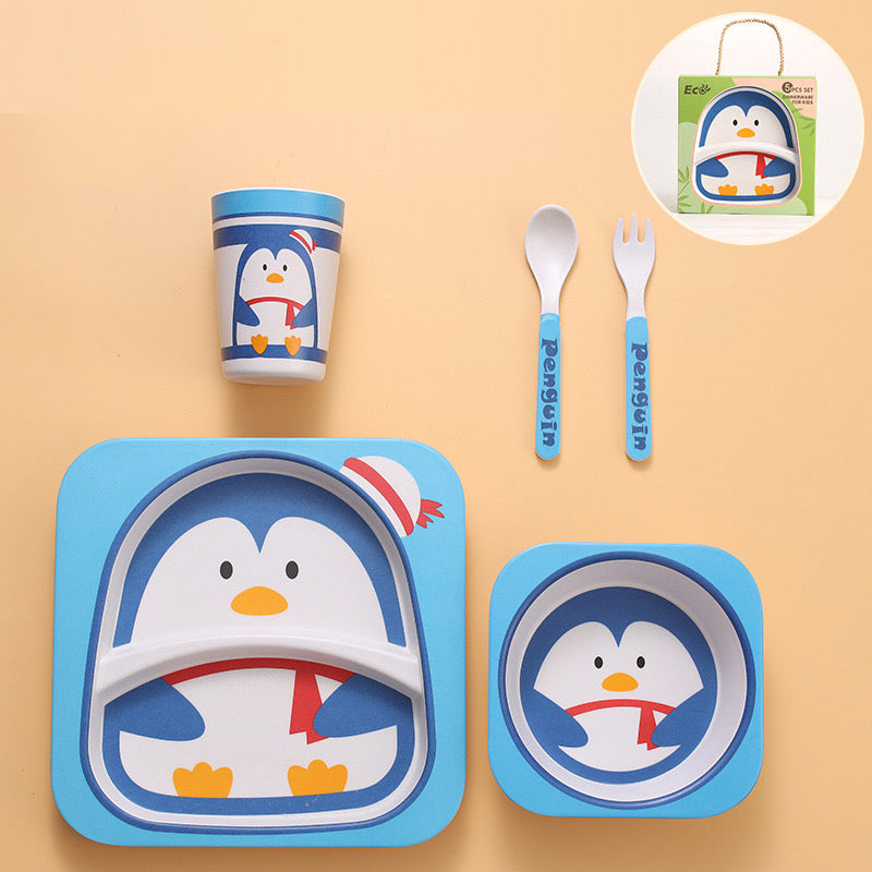Toddler Bamboo Fibre Dinner Set