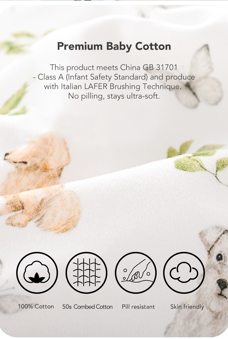 Baby Cot Double-sided Cotton Mattress Protector