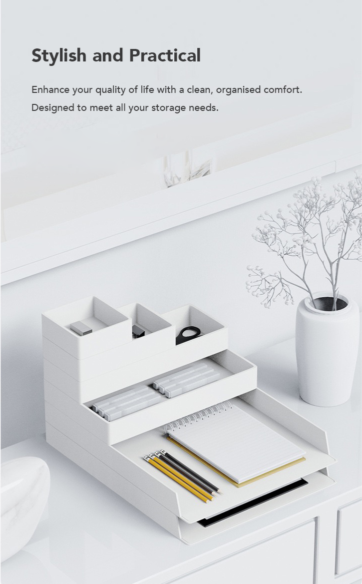 Minimalist Desk Organizer 6pcs Set