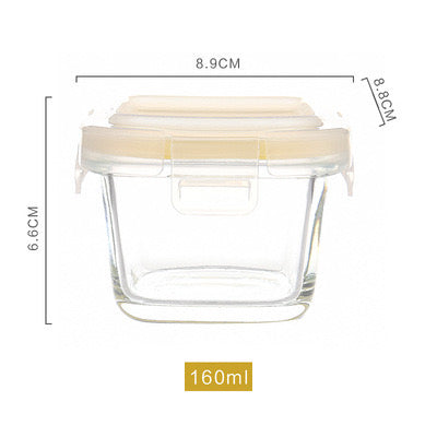 Borosilicate Glass Food Storage Container 160ml