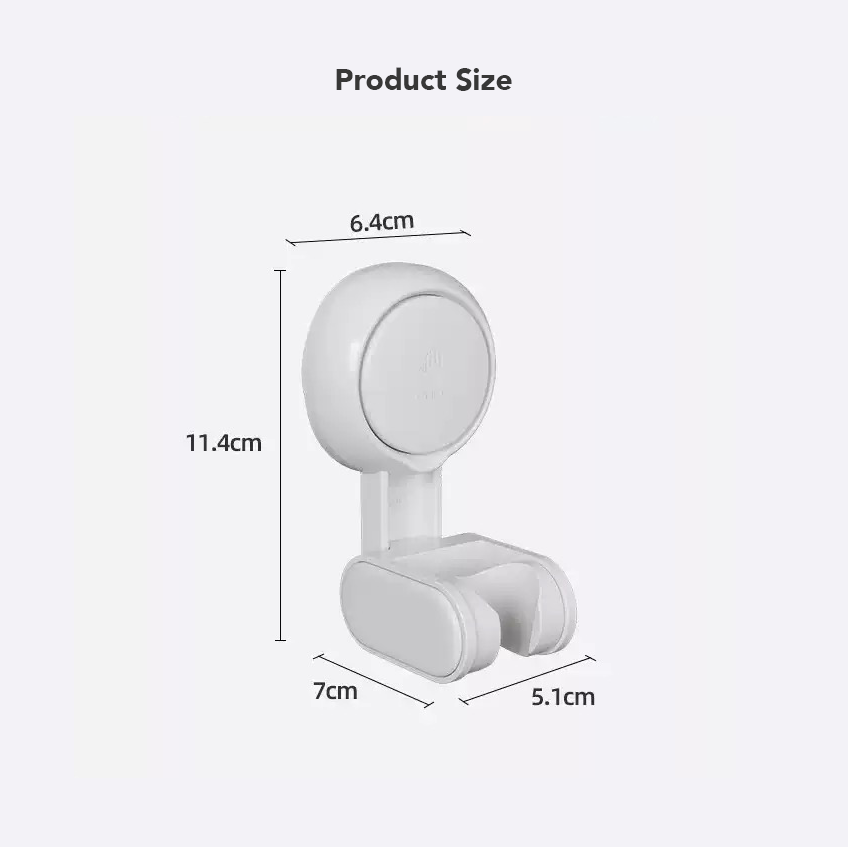 Adjustable Suction Cup Shower Head Holder