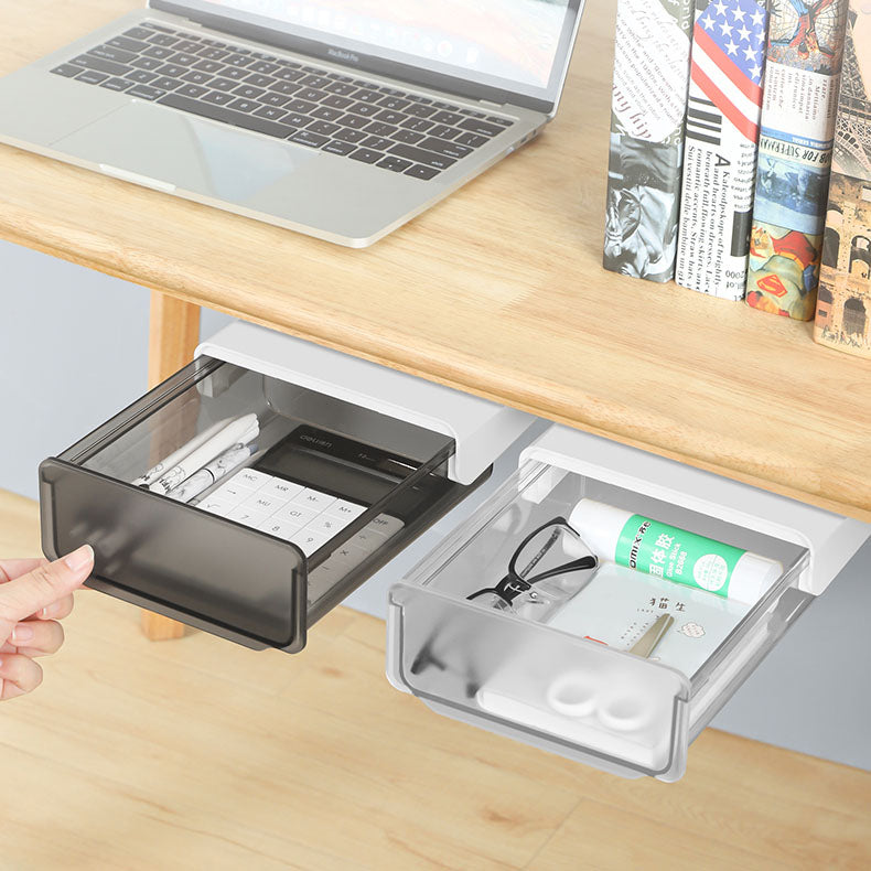 Under Desk Storage Drawers – Drill-Free Acrylic Organiser