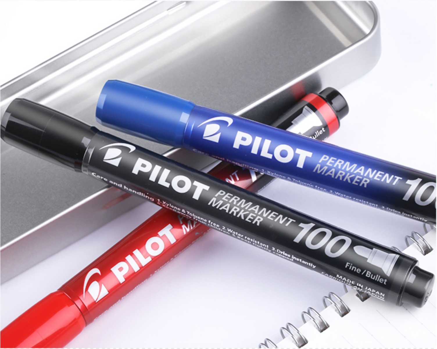 Pilot SCA-100 Permanent Marker Fine Fin/ Bullet Tip
