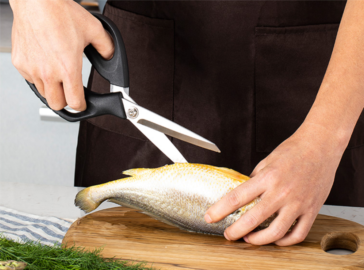 Premium Multi-Purpose Stainless Steel Kitchen & Packaging Shears – 25.5cm