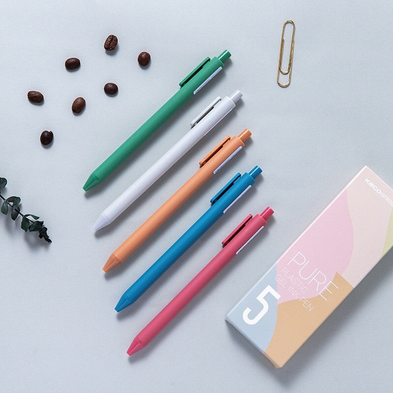 KACO Pure Gel Ink Pen 0.5mm - 5 Pack