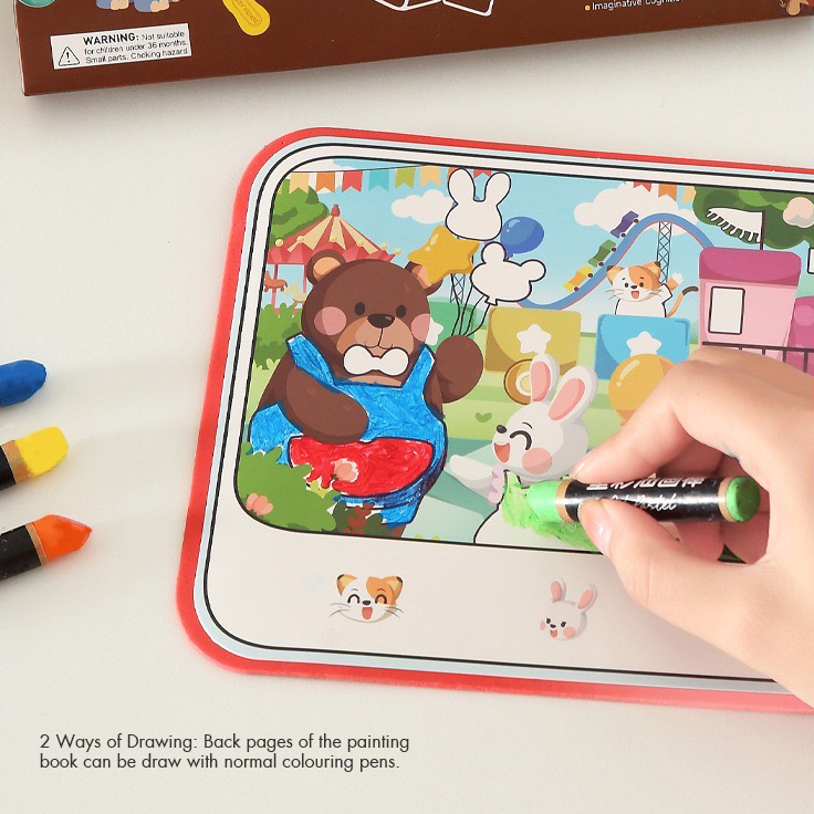 Magic Water Painting Book
