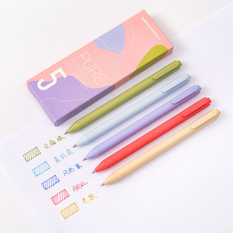 KACO Pure Gel Ink Pen 0.5mm - 5 Pack