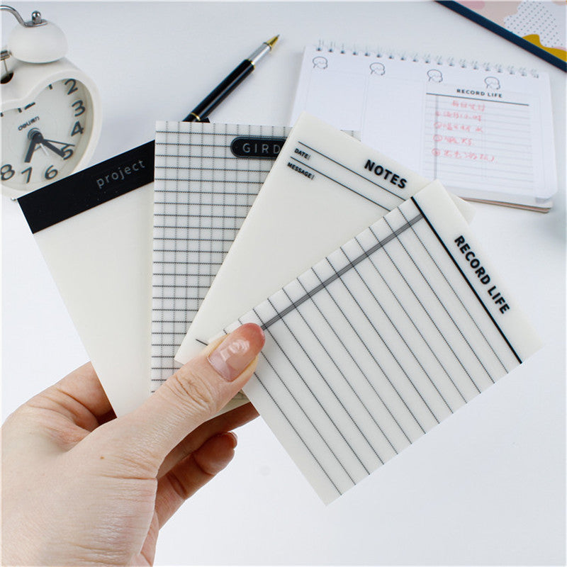 Transparent Sticky Notes Pads