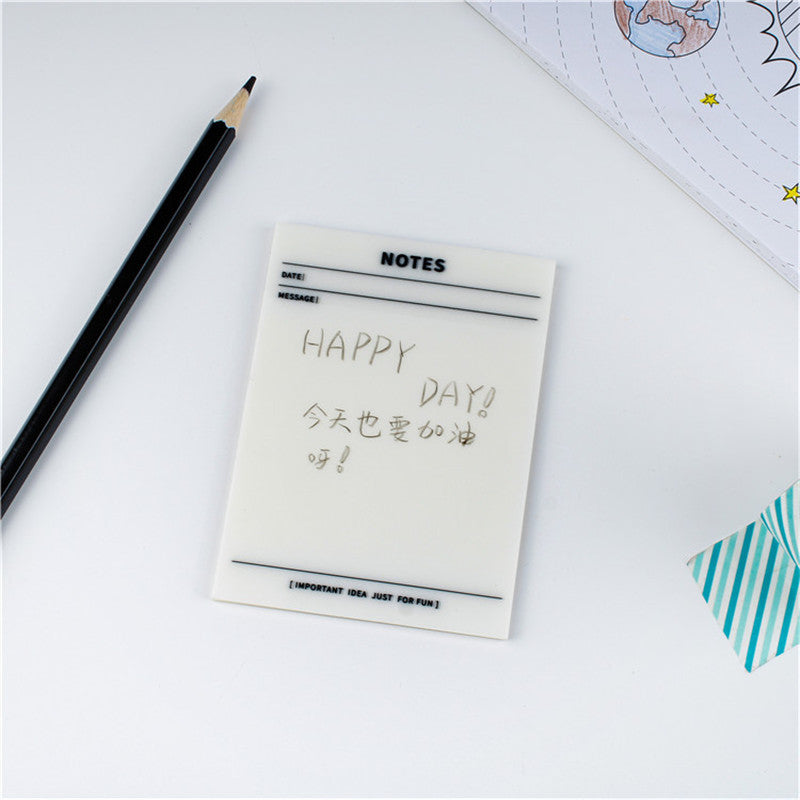 Transparent Sticky Notes Pads