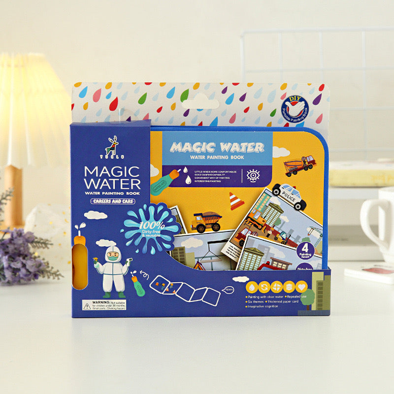 Magic Water Painting Book – 5-Book Set