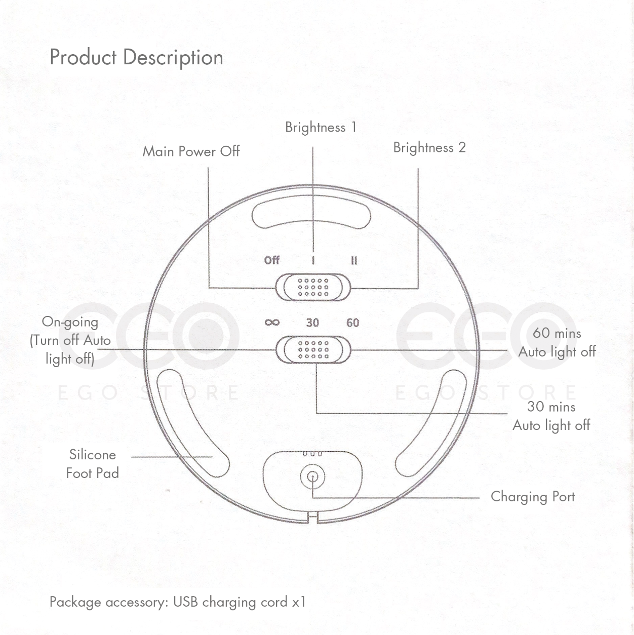 Snow Mountain Night Lamp