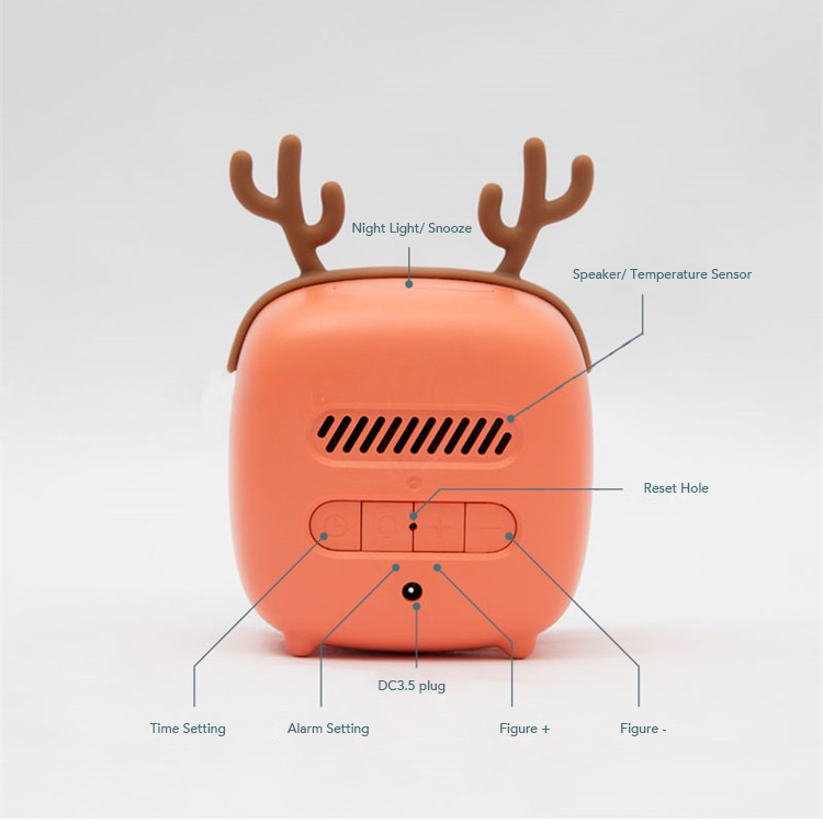 Cute Pet TV Alarm Clock